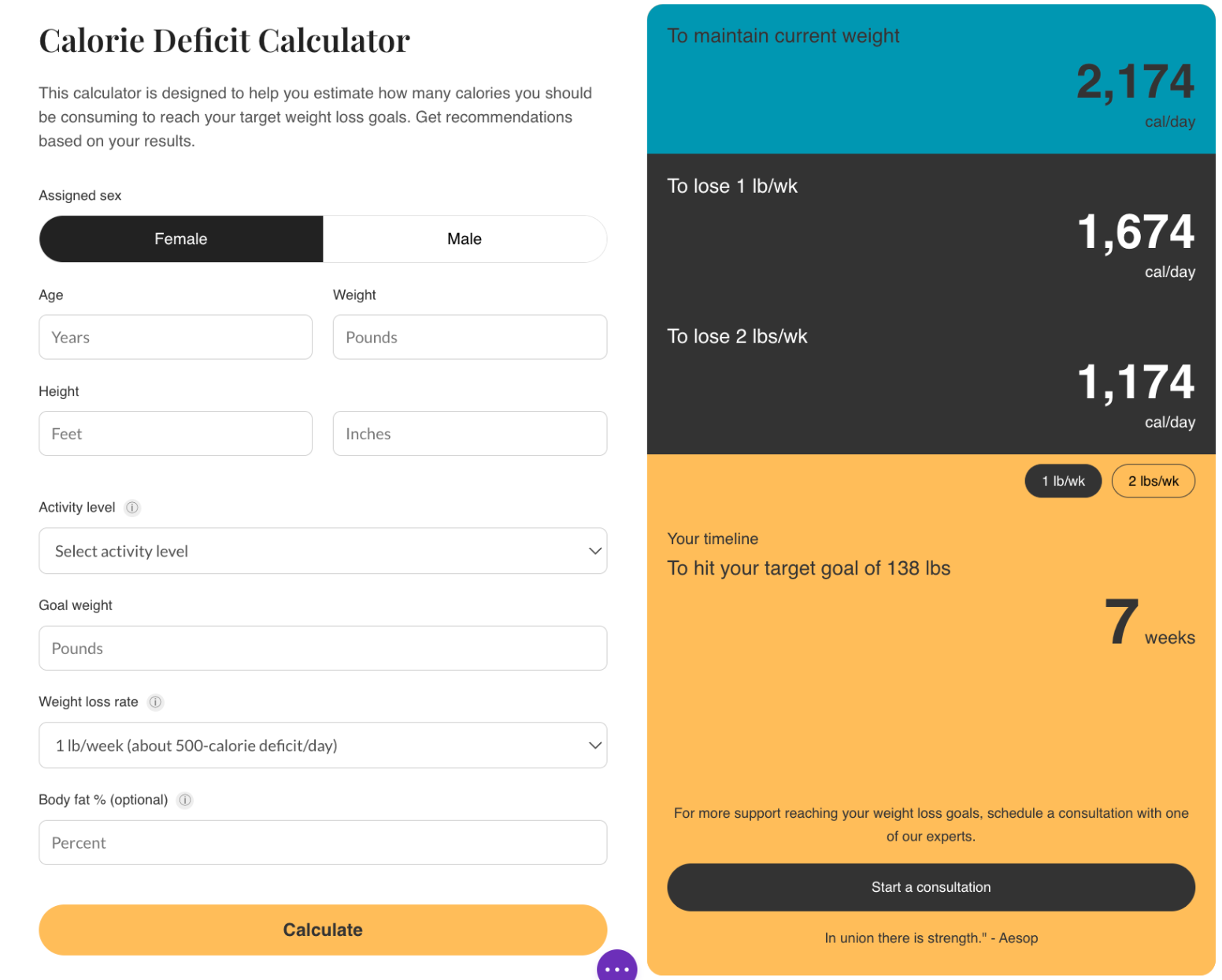 calorie deficit calculator calorie deficit calculator