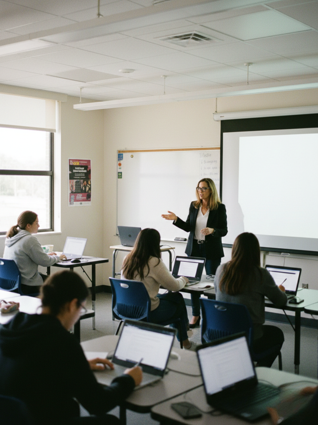 Shannon teaching AI (1) shannon hayes leading ai beginners workshop